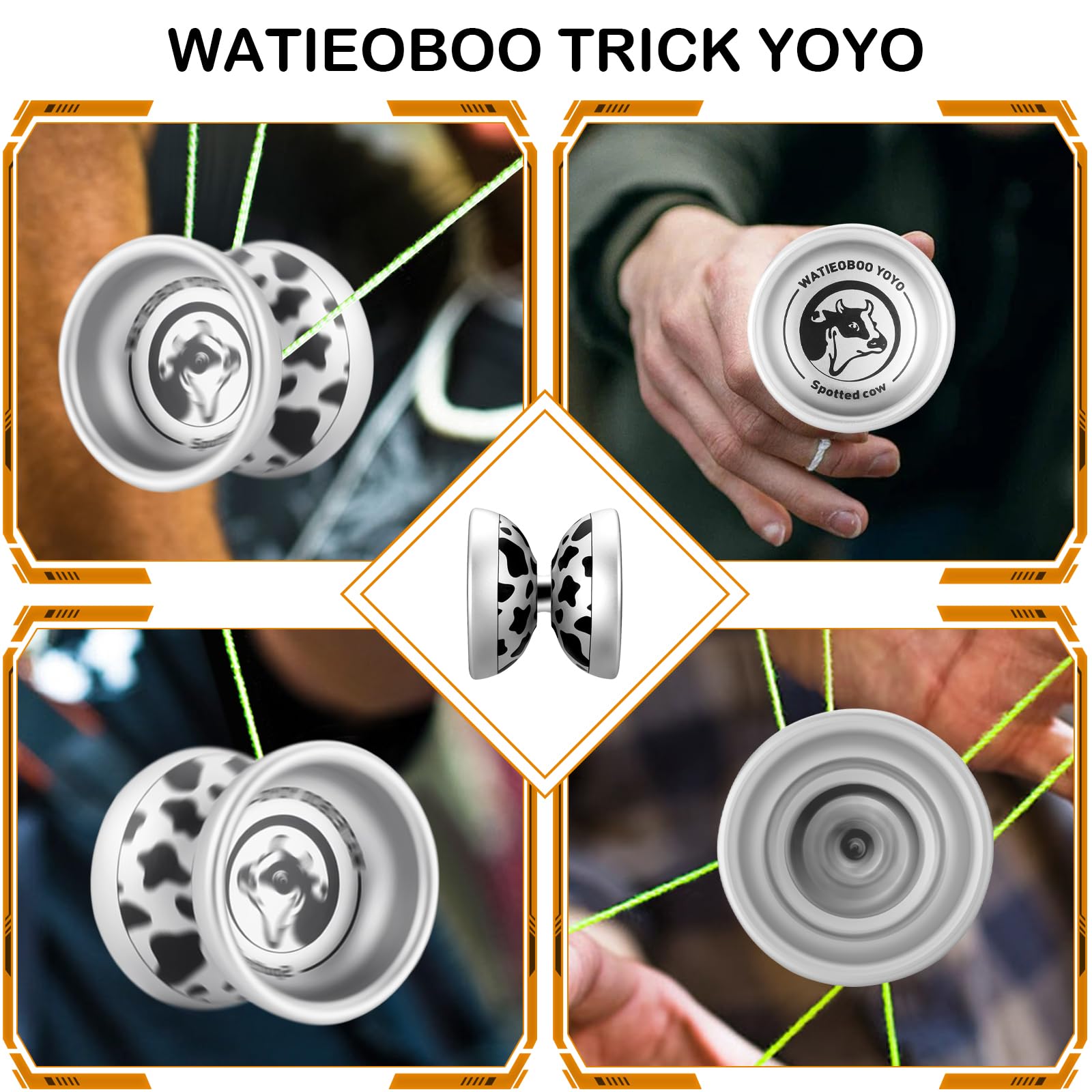 Amazon | WATIEOBOO メタルヨーヨープロフェッショナル、反応